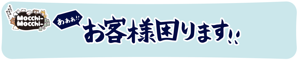 あああ!!お客様困ります!!