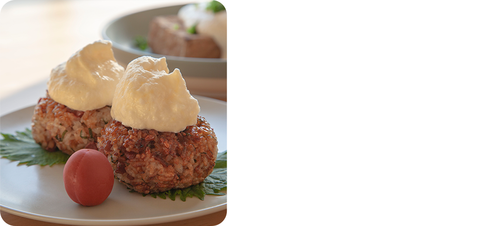 究極のMYOのフワカリ梅焼きおにぎり